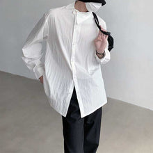 Load image into Gallery viewer, Irregular Collar Thin Loose Shirt
