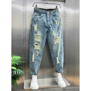 Summer Ripped Casual Pants
