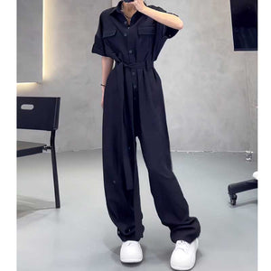 Loose Wide-Leg Casual Jumpsuit