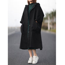 Load image into Gallery viewer, Retro Loose Hooded Trench Coat
