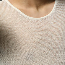 Load image into Gallery viewer, Micro-perforated Long-sleeved Ultra-thin Knitted T-shirt
