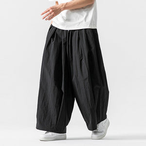 Japanese Retro Loose Wide-leg Flared Pants