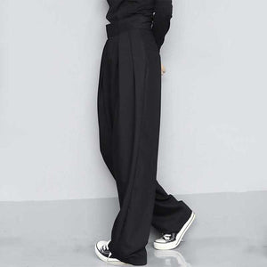 Loose Slim Casual Velcro Mopping Pants