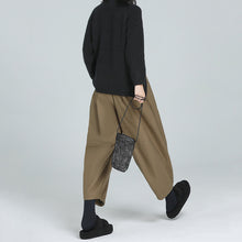 Load image into Gallery viewer, Loose High-waisted Casual Lantern Cropped Pants
