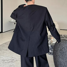 Load image into Gallery viewer, Retro Detachable Tie Sleeves Suit Wide-leg Trousers Two-piece Suit
