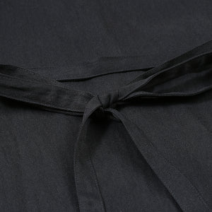 Japanese Deconstructed Long Belt Shirt Windbreaker