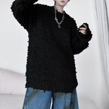 Load image into Gallery viewer, Round Neck Grainy Pullover Sweater
