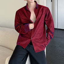 Load image into Gallery viewer, Polarized Bright Red Long-sleeved Shirt
