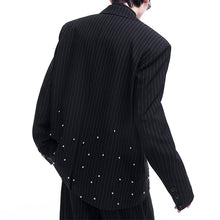 Load image into Gallery viewer, Striped Loose Double-breasted Suit Jacket
