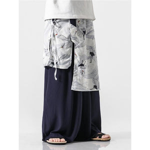 Loose Straight Hanfu Casual Pants