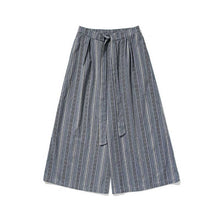 Load image into Gallery viewer, Loose Culottes Harem Stripe Casual Pants
