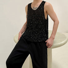 Load image into Gallery viewer, Sequin Sleeveless Casual Vest
