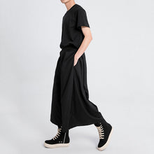 Load image into Gallery viewer, Drape Breathable Wide-leg Cropped Trousers
