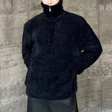 Load image into Gallery viewer, Half Zip Lapel Sweater
