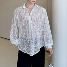 Load image into Gallery viewer, Hollow Loose Sequin Shirt
