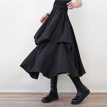 Load image into Gallery viewer, High Waist Irregular Pleated Skirt
