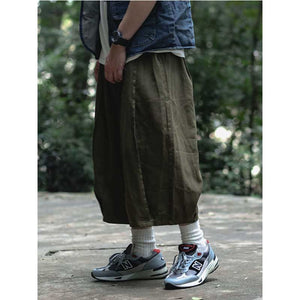 Retro Silhouette Loose Wide-leg Pants