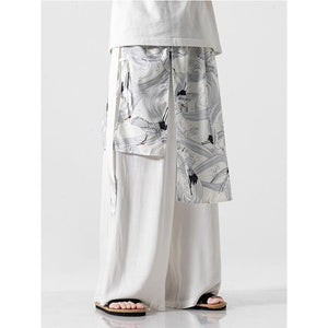 Loose Straight Hanfu Casual Pants