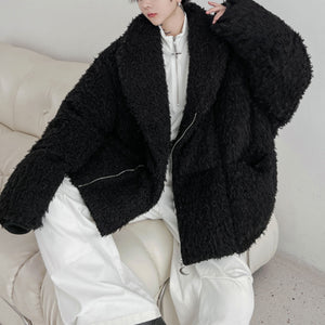 Thickened Warm Loose Lapel Cotton Coat