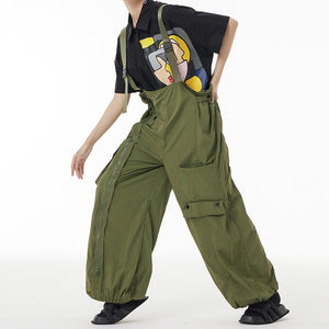 Retro Adjustable Casual Work Overalls