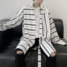 Load image into Gallery viewer, Striped Long-sleeved Casual Shirt
