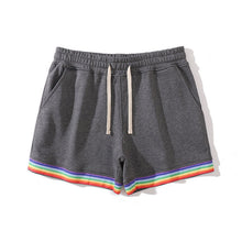 Load image into Gallery viewer, Cotton Sport Rainbow Print Shorts
