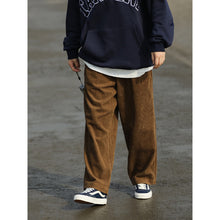 Load image into Gallery viewer, Retro Corduroy Straight-leg Casual Pants
