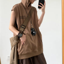 Load image into Gallery viewer, Vintage Hooded Print Loose Vest
