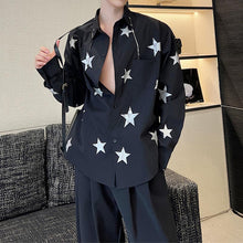 Load image into Gallery viewer, Star Print Long Sleeve Shirt
