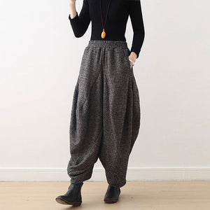 Vintage Knit Wide Leg Loose Bloomers