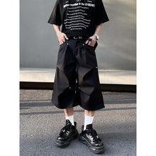 Load image into Gallery viewer, Rivet Pleated Machete Wide Leg Pants
