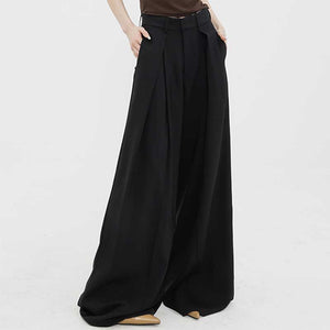 High Waist Casual Loose Suit Pants