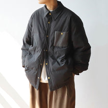 Load image into Gallery viewer, Japanese Retro Water-repellent Duck Down Shirt Down Jacket
