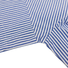 Load image into Gallery viewer, Splicing Oxford Blue Striped Shirt
