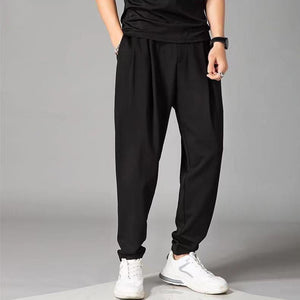 Drape Loose-fitting Harem Pants