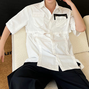 Button-up Short-sleeved Shirt