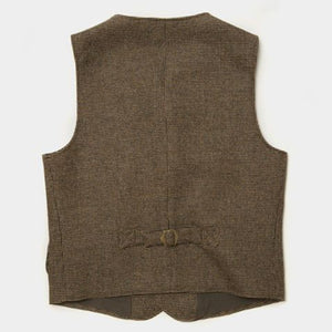 Vintage Tweed Wool Oversized Casual Vest