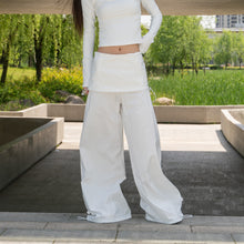 Load image into Gallery viewer, Fake Two-piece Slim Wide-leg Culottes Casual Pants
