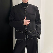 Load image into Gallery viewer, Braided Paneled Cropped Lace Jacket
