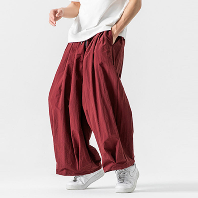 Japanese Retro Loose Wide-leg Flared Pants