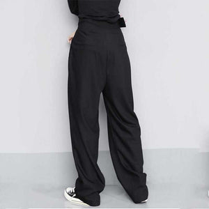 Loose Slim Casual Velcro Mopping Pants