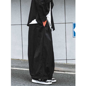 Japanese Retro Loose Straight-Leg Pants