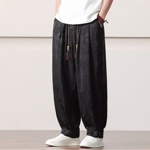 Loose Bloomers Straight Casual Trousers