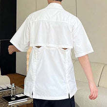 Load image into Gallery viewer, Summer Stitching Casual Short Sleeve Shirt
