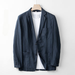 Japanese Linen Loose Casual Suit Jacket