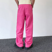 Load image into Gallery viewer, Retro Pink Denim Trousers
