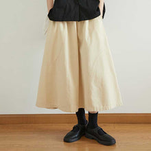 Load image into Gallery viewer, Solid Color Elastic Waist Skirt
