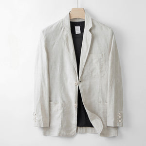 Japanese Linen Loose Casual Suit Jacket