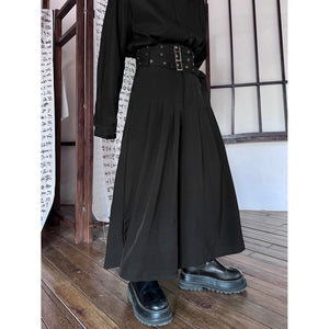 Dark Rivet Samurai Wide Leg Pants