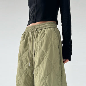 Thickened Cotton Drawstring Loose Casual Pants